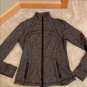 Black/Gray lululemon zip up